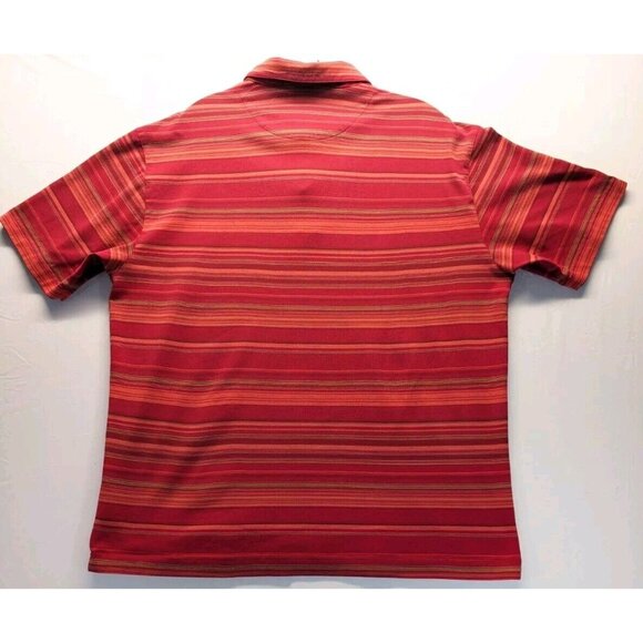 Nike Tiger Woods Collection Polo Shirt Mens Large Red Short Sleeve Dri-Fit Golf - Picture 2 of 9